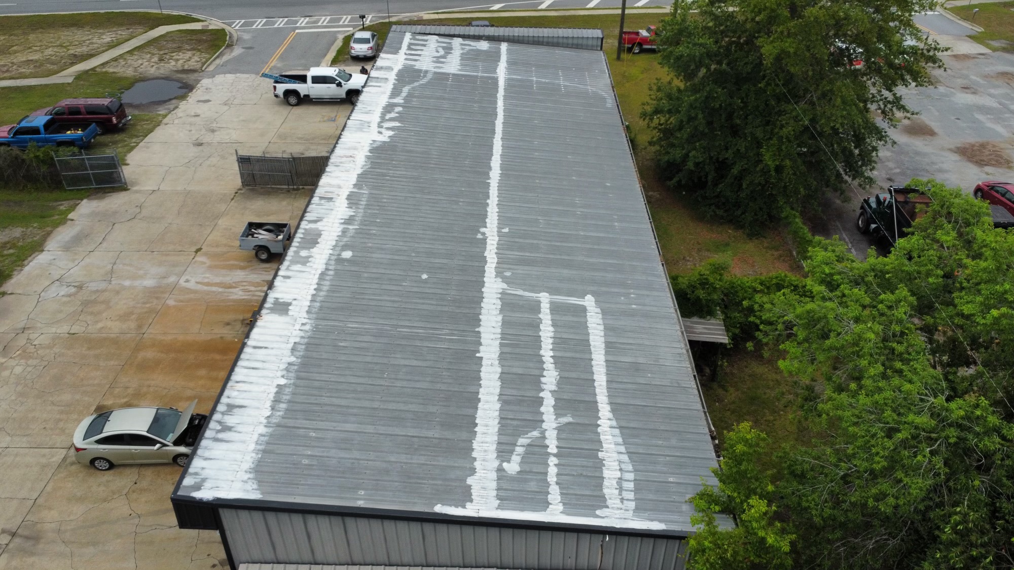 Metal Roof at the Pit-Stop Hinesville 