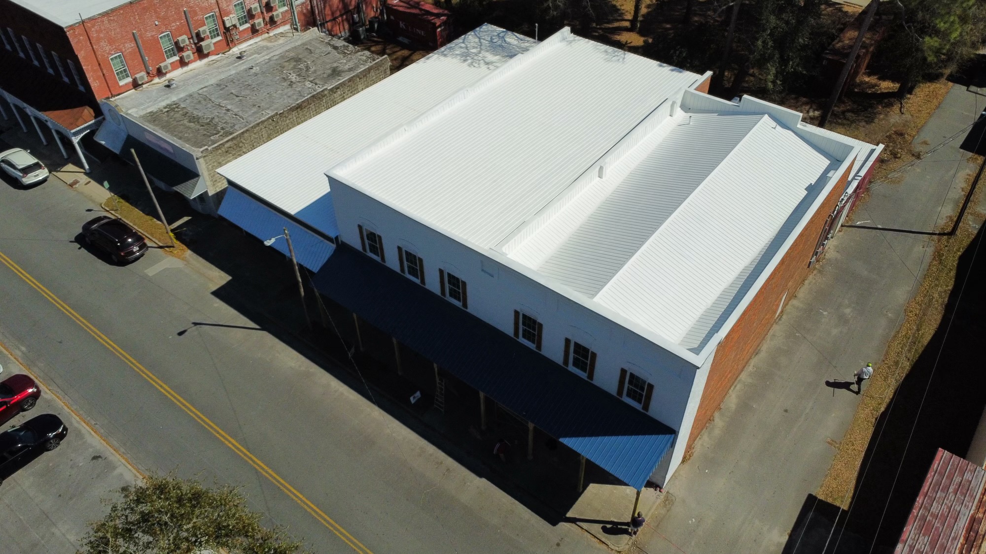 Metal Waterproofing + White UV Coating In Jesup