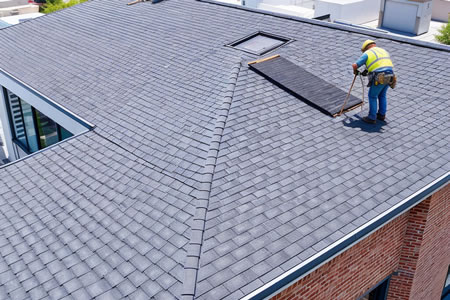 Asphalt shingle roof installation